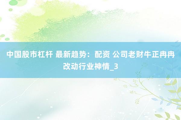 中国股市杠杆 最新趋势：配资 公司老财牛正冉冉改动行业神情_3