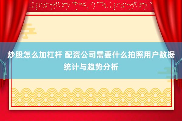 炒股怎么加杠杆 配资公司需要什么拍照用户数据统计与趋势分析