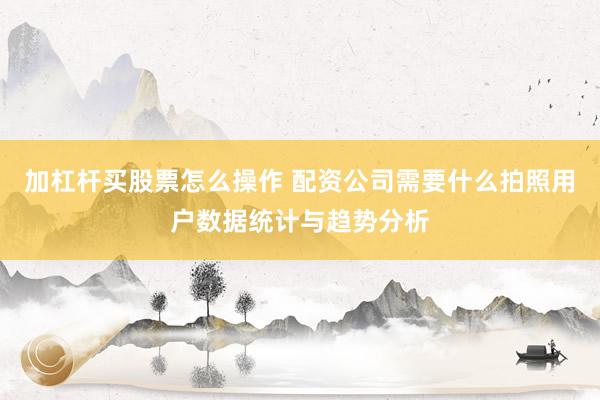 加杠杆买股票怎么操作 配资公司需要什么拍照用户数据统计与趋势分析